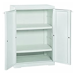 mobile alto slim rattan bianco porta scope, Marino, Roma